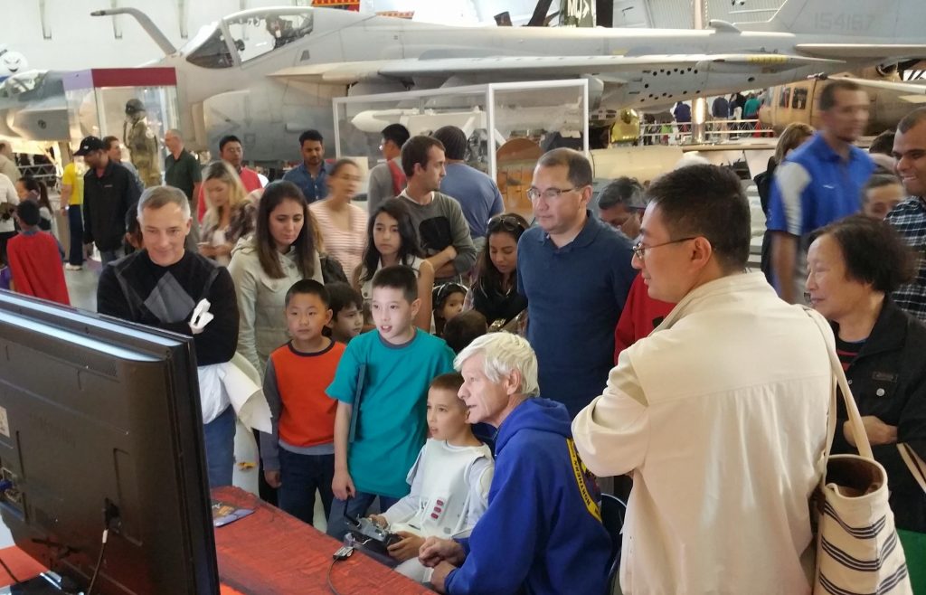 NVRC Members sharing RC Flight at the annual Udvar Hazy Air & Scare event.