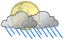 Moderate rain
